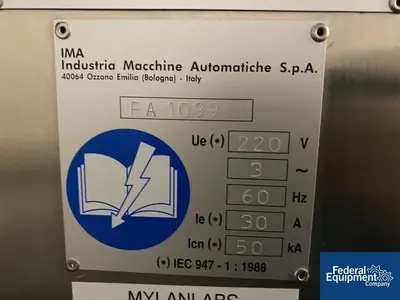USED IMA IMA Tablet/Capsule Checkweigher, Model Precisa 18