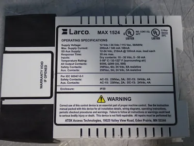 Used LARCO MAX1524 Relays & Switches Ohio US | HGR 24 #1084653