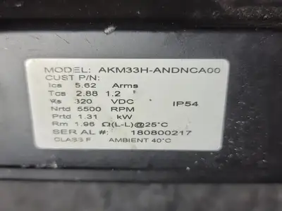 USED KOLLMORGEN AKM33H-ANDNCA00