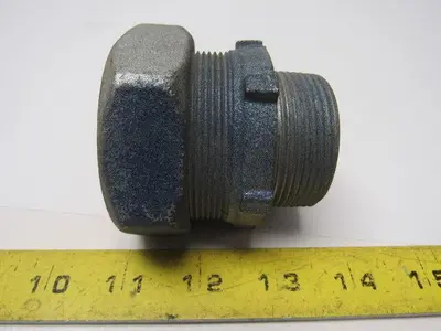 Efcor 1 1/2" Conduit Box Connector Liquid Tite Compression Type