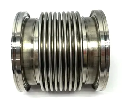 Used Edwards Stai Steel Vacuum Hose Flexible Bellow ISO-LF Flange Size NW-100 Hoses Michigan US | Maverick Industrial Sales #1402226