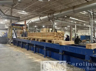 USED COMPLETE SAWMILL & CUT STOCK OPERATION HURDLE, LM I-CUT, BAKER, WEST PLAINS, ROTOCHOPPER, JOHN DEERE