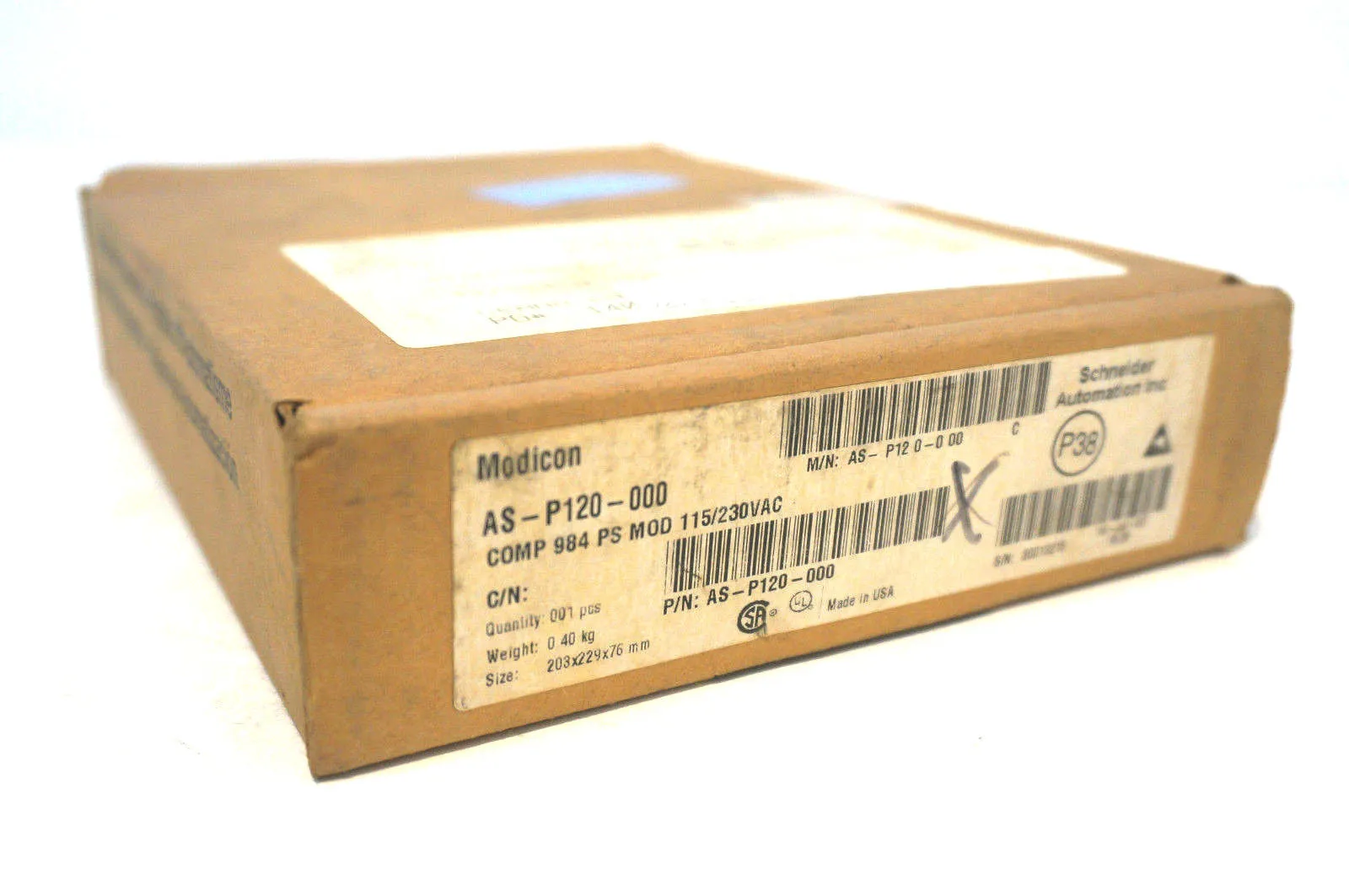 NEW SEALED MODICON AS-P120-000 POWER SUPPLY MODULE ASP120000