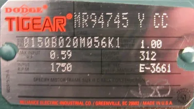 NEW DODGE MR94745 REDUCER 0150B020M056K1