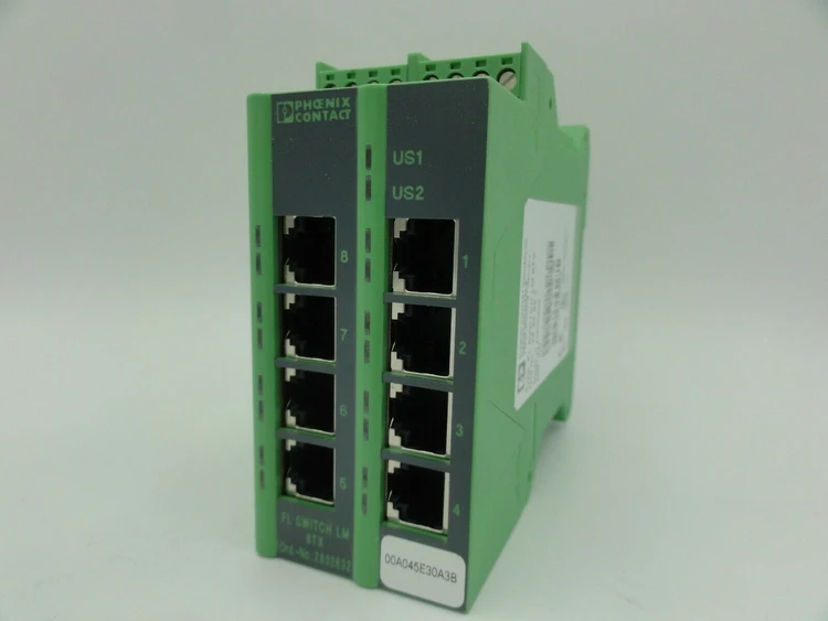 Used PHOENIX CONTACT FL SWITCH LM 8TX-E PLC Ethernet Equipment Connecticut US | BG Industrial Surplus #472267