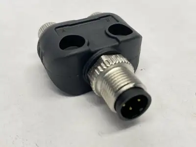 USED BALLUFF T-SPLITTER MALE M12 - 2X FEMALE M8 BCC0F59