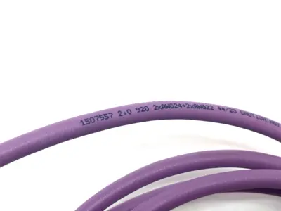 USED PHOENIX CONTACT BUS SYSTEM CABLE 5-PIN M12