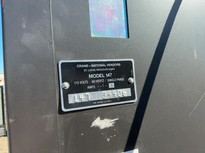 Crane- National Vendor Vending Machine Model: 147 S/N: 147-34406 115 Volts