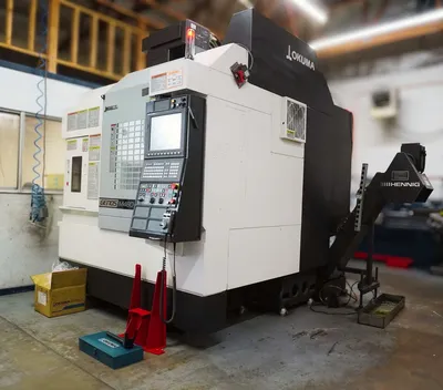2021 OKUMA Genos M460-VAE Vertical Machining Centers | Machinery Resources International (3)