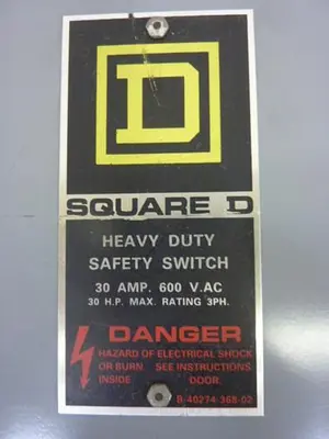 USED SQUARE D HU361AWKVW