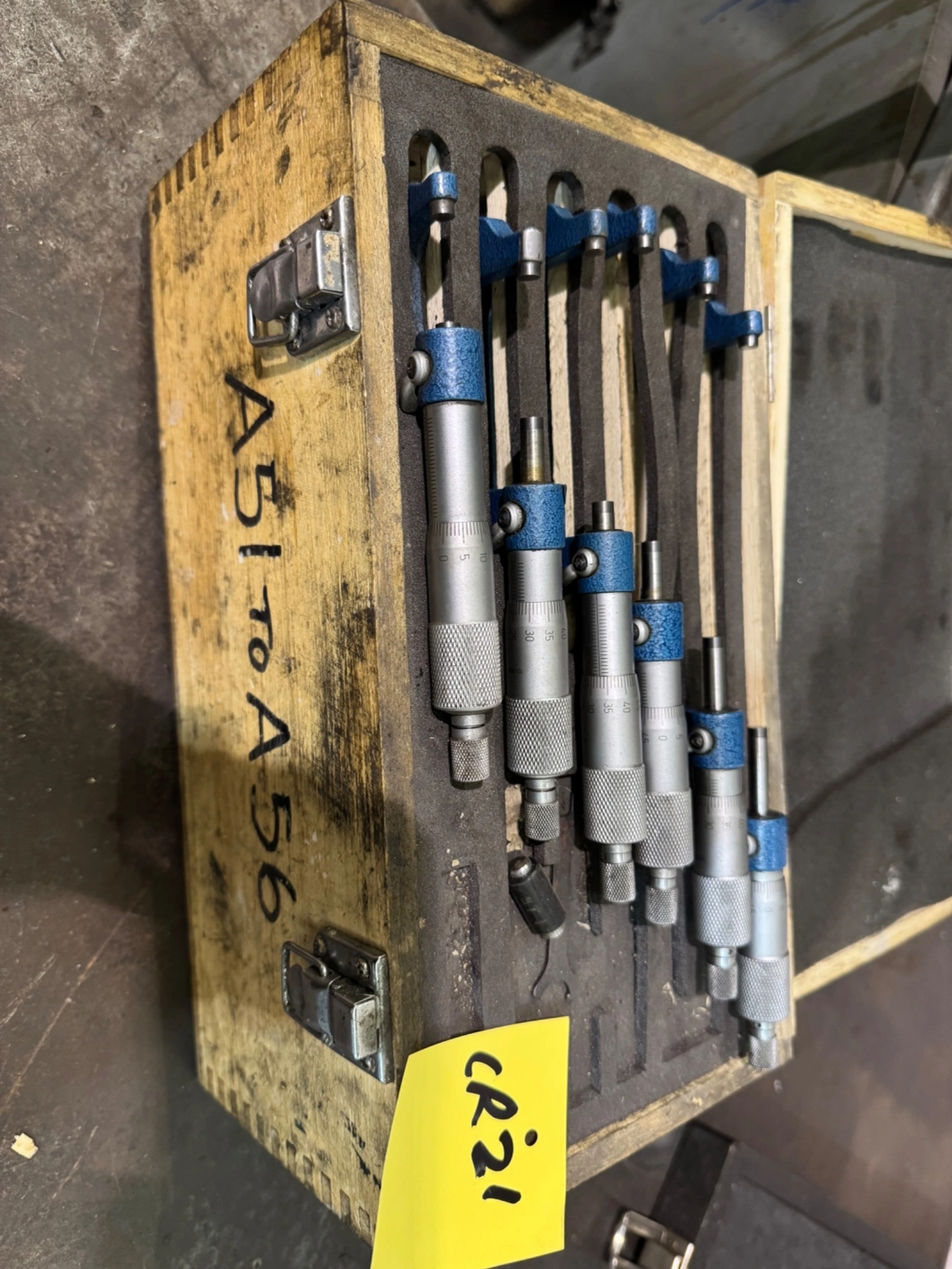USED Linear Metric Micrometer OD Micrometers
