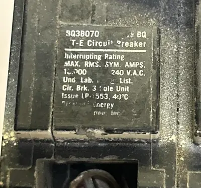 Used ITE BQ3B070 Miscellaneous Equipment (Electrical & Power) | Surplus Asset Holdings #1196691