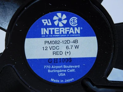 New | in-Stock INTERFAN _UNKNOWN_ Electronic Component Fans | OCO Industrial #1655348