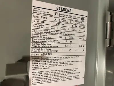 USED SIEMENS V4AB16K1H20KG111CZPD