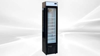 171-0342 16" Single Glass Door Self Contained Freezer