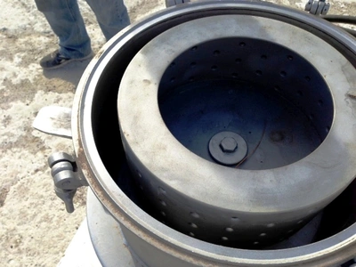 Western States 14 x 6 perforate basket centrifuge, 316SS.