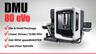 2022 DMG MORI DMU 80 EVO Vertical Machining Centers (5-Axis or More) | Used Machine Tool (1)