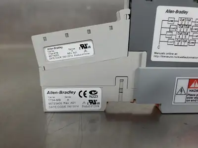 USED Allen-Bradley 1734-OB8 Output Module w/1734-MB Base