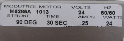 USED HONEYWELL M6285A-1013 MODUTROL MOTOR M6285A1013