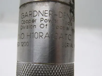 Gardner Denver H10RA12ATC Pneumatic Screwdriver 1200RPM W/ Grip
