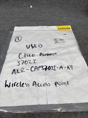 Used Cisco AIR-CAP3702I-A-K9 Enterprise Networking Equipment California US | Davliegogo LLC #1706442