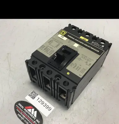 Used SQUARE D FAL36015 Circuit Breakers Michigan US | Ideal Machinery #571163