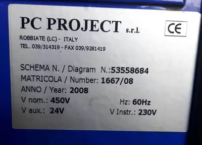 Alfa-Laval S-821 fuel/lube oil purifier module, 316SS.