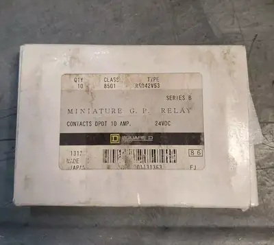 Used Square D RSD42V53 Class 8501 Series Relays & Switches South Carolina US | Palmetto Automation #1295752