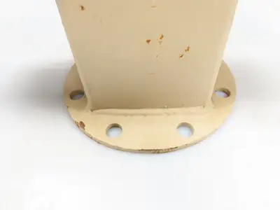 United Conveyor 6"x4" Flanged Steel Split-Shelf Tee AirLock Feeder Dry Bulk Bin