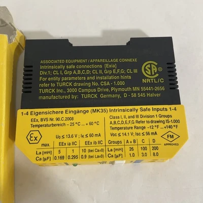 NEW TURCK MK35-LI-EX0/24VDC