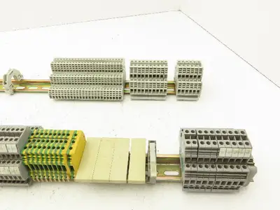Entrelec Sprecher+Schuh Terminal Block DIN Rail 4-Pin Lot of 85