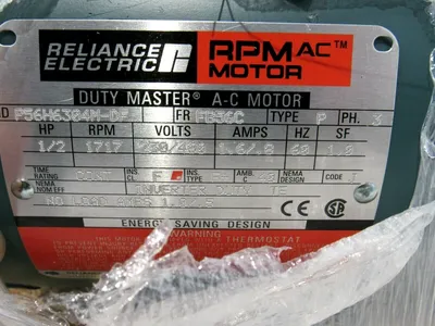 NEW RELIANCE ELECTRIC P56H6304M-DF AC MOTOR P56H6304MDF