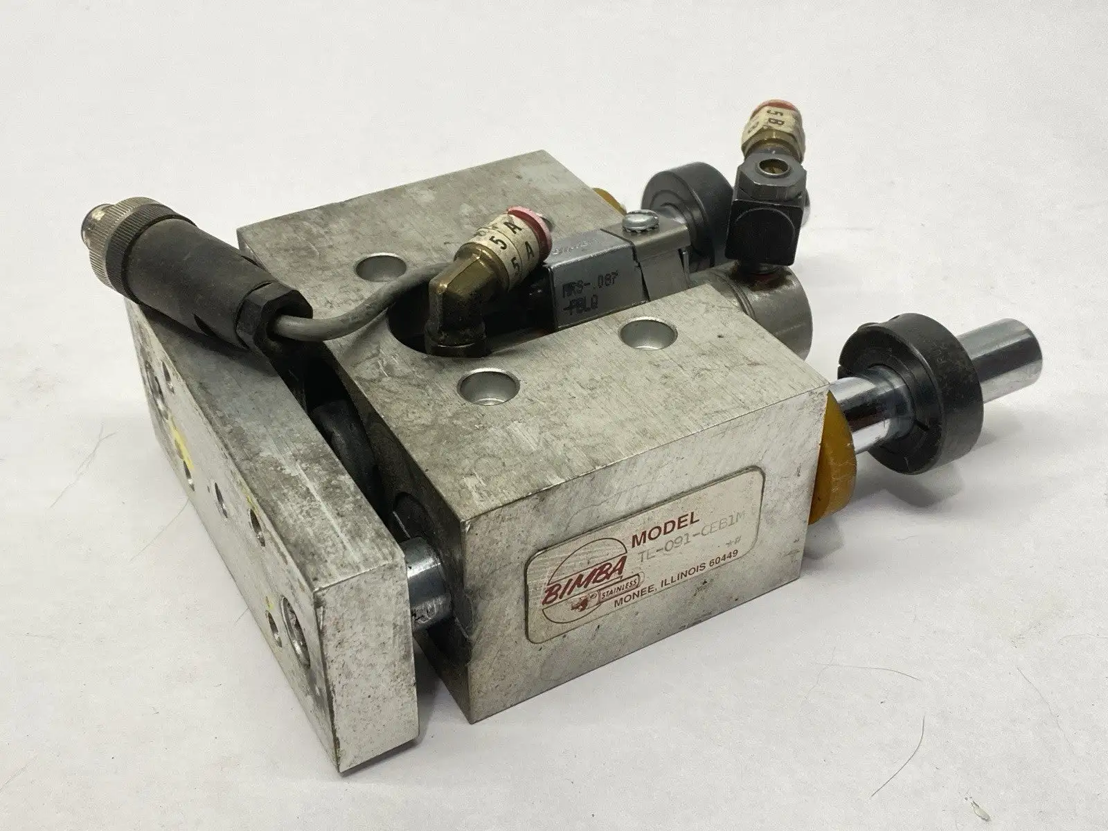 TE-091-CEB1M | Bimba  Composite Bearing Linear Actuator Thruster 1-1/16" Bore- Used