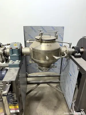 Unused Gemco 1 CF Double Cone Vacuum Dryer – Stainless Steel Vacuum Dryer with A