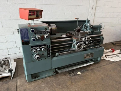 Used 1993 Kingston HJ-1100, Gap, Taper, 3&4 Jaw, 5C Collet, Steady Engine Lathes New Jersey US | Machinery Values #1402375