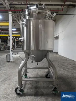 USED A&M Process 500 Liter A&B Process Receiver Tank, 316 S/S, 44/150#