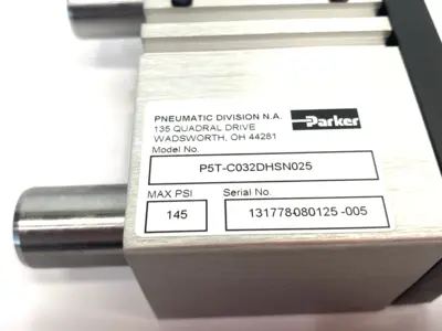 New | in-Stock PARKER PNEUMATIC GUIDED SLIDE CYLINDER, 25MM STROKE, 32MM BORE Pneumatic Cylinders Michigan US | Maverick Industrial Sales #1091964