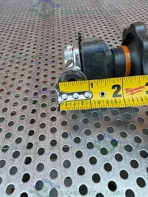 USED ITT PURE FLO .5-316L-RA25MAX-CWP150 DIAPHRAGM VALVE W/ 1/2" SANITARY FITTING