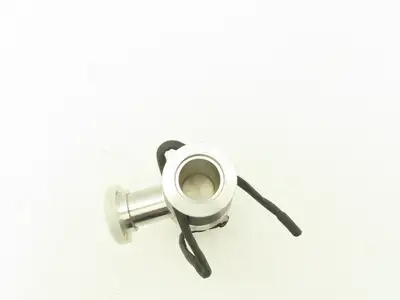 MDC KAV-100-P-02 Pneumatic Angle Solenoid Valve High Vacuum 1" Connection
