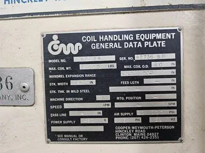 1997 CWP 6R24/24D11/SMX24H Coil Feed Lines | Rygate LLC (5)