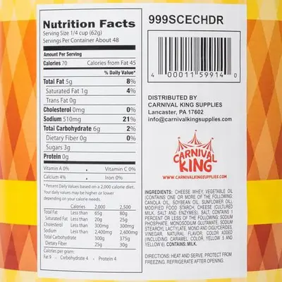 Cheddar Cheese Sauce 6 - 6/Case