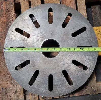 D1-6 LATHE PLATE – 14-1/2" WITH D1-6 MOUNT, 6 PINS