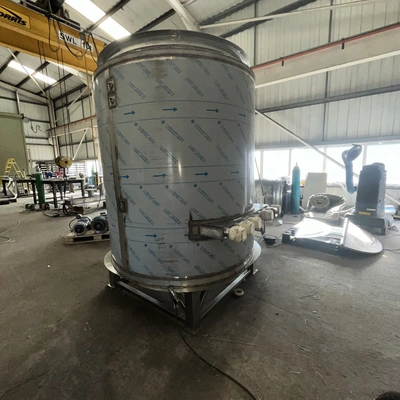 2,500 L S/S Electrically Heated Combination Mixer Jktd Tank