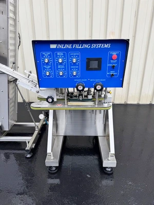 Inline Filling Systems Inline Capper with Waterfall Cap Sorter