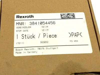 NEW BOSCH REXROTH 3841054456 STOP GATE VE1/M