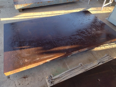 42" x 77" x 3" STEEL FLOOR PLATE #4183