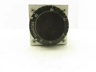 TE Connectivity 2412VD Overcurrent Time Delay Relay 1/4 Hp 240VAC 10A 2.5-50 Sec