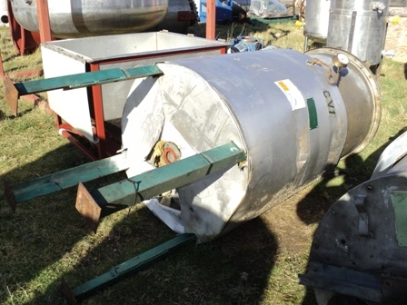 Used H. PONTIFLEX & SONS 800 Litre Stainless Steel Tanks New Jersey US | Perry Equipment #122080