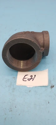 BLACK 90 DEGREE ELBOW  1"  x 1/ 2"