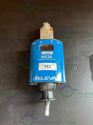 Used TELEVAC MX2A THERMOCOUPLE VACUUM GAUGE 22 - 26 VDC Vacuum Gauges / Controllers California US | Equipment Lab #488607